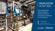 Featured Photo1 - MAN DK080/230R Industrial Steam Turbine & MAN Air Compressor & Booster Air Compressor  MAN DK080/230R