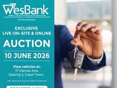 Featured Photo1 - WesBank Exclusive LIVE ON-SITE & ONLINE Auction