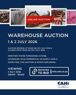 Photo - ONLINE WAREHOUSE AUCTION - 1 & 2 JULY 2026