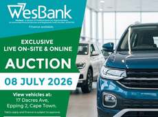 Featured Photo1 - WesBank Exclusive LIVE ON-SITE & ONLINE Auction