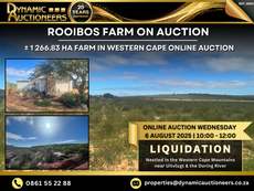 Featured Photo1 - MOUNTAINOUS ROOIBOS FARM GOING ON ONLINE AUCTION - UITVLUGT, WESTERN CAPE