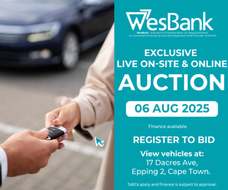 Featured Photo2 - WesBank Exclusive LIVE ON-SITE & ONLINE Auction